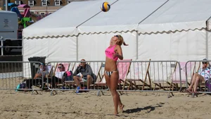 Weymouth beach volleyball girls 2018