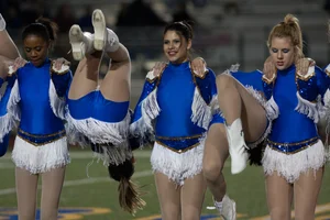 Candid cheerleaders
