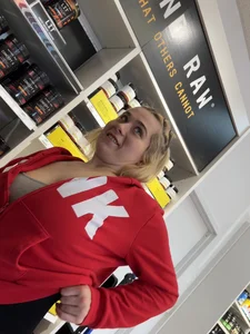 Big tit Blondie at gnc (oc)