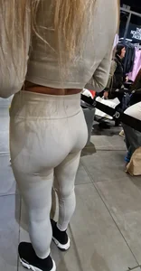 Hot Blonde In Tight Spandex Showing Off Nice Ass