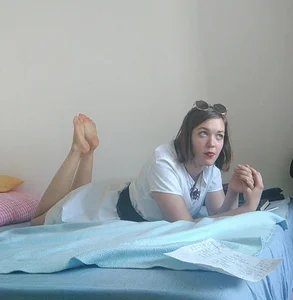 Cutie in bed home busted creepshots