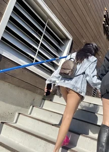 Where did her shorts go?