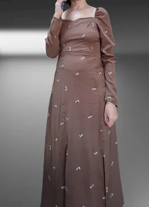 Mature milf in a dress with saggy tits creespshot