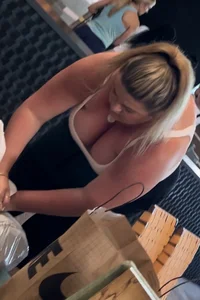 Heavier Milf Showing Off Her Massive Milkers