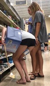 Fish Aisle t33ns in shorts