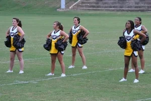 Candid cheerleaders