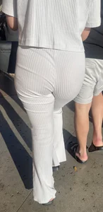 New years shopping, lots of sexy women in tight leggings