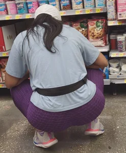 Latina BBL In Purple Leggings