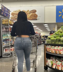 Slim Latina tight ass in jeans