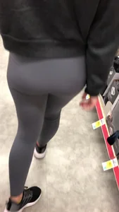 Busted creeping a girl Tiffany in leggings with a great ass