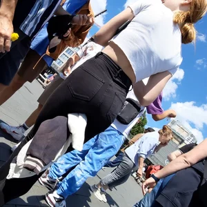 Tight black jeans - nice view from behind (high resolution)