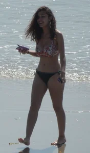 Sexy Skinny Girl on a Beach Creepshots Gallery