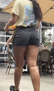 PERFECT Ass in Tiny Shorts