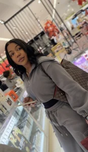 Fat ass in sweats!