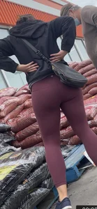 Sexy ball busting purple bubble butt