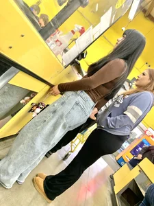 Insane Latina showing off