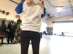Blonde co worker