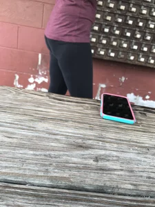 Coworker with a nice ass in leggings