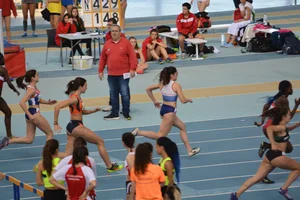 Candid track and field girls
