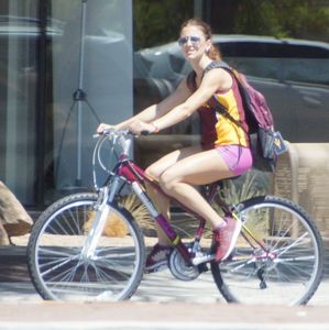 Bike time and nice legs