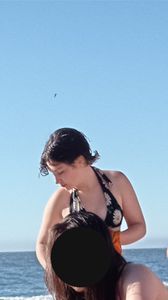 Cutie Emo Teen in the beach