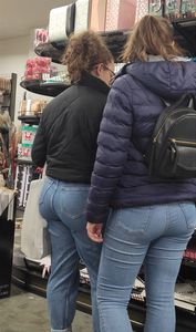 Duo in tight jeans
