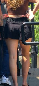 AMAZING BODY IN SHORT SKIRT