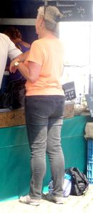 Mature mifs' butts at the street market creepshots