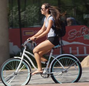 Bike time and nice legs