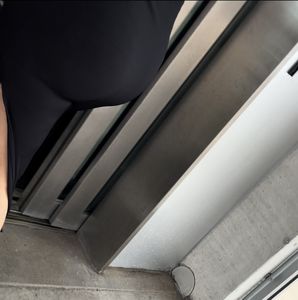 Thick Colombian Milf in Tight Sundress with fat ass on escalator ( OC , VPL)