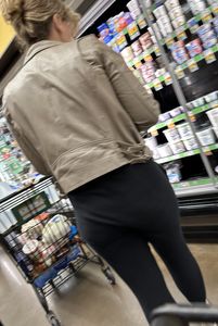 Absolute PAWG milf with wedgie and see through sheer pants