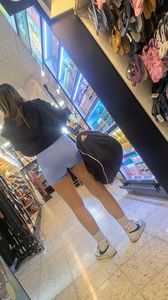 [OC] sexy body, nice legs and ass on latina in tight shorts