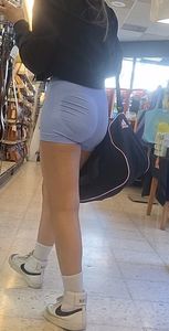 [OC] sexy body, nice legs and ass on latina in tight shorts