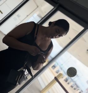 Thick Colombian Milf in Tight Sundress with fat ass on escalator ( OC , VPL)
