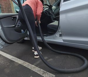 Vacuuming out Car, BENT OVER(VTL)!