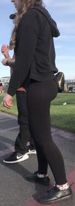 Perfect P shape + slight camel toe