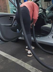 Vacuuming out Car, BENT OVER(VTL)!