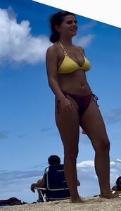 Sexy chick changing at the beach creepshots