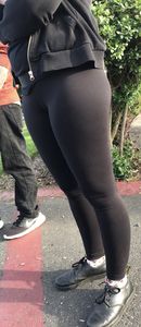 Perfect P shape + slight camel toe