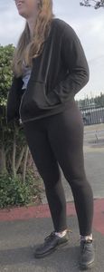 Perfect P shape + slight camel toe