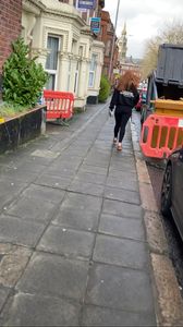 HOT Redhead PAWG black leggings