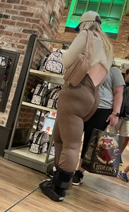 Blonde in brown bodysuit (OC)