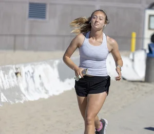 Amazingly hot candid sweaty girls jogging creepshots