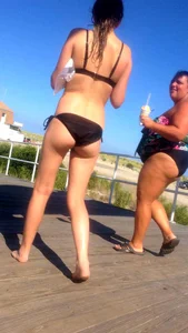 Sexy Skinny Girl in a Swimsuit Creepshot