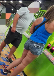 Cute Blonde Milf in shorts