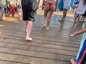 Red thong