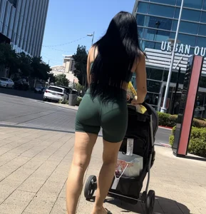 Latina milf with amazing jiggle and vpl (OC)