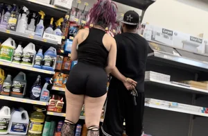 Goth Emo Redbone with a Phat Ass Dresses Like A Whore to Walmart
