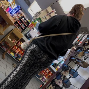 Bubble White Girl in the Flare Leggings (OC)