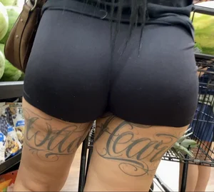 Big Booty Latina in Spandex Shorts [OC] *CHEEKS OUT*